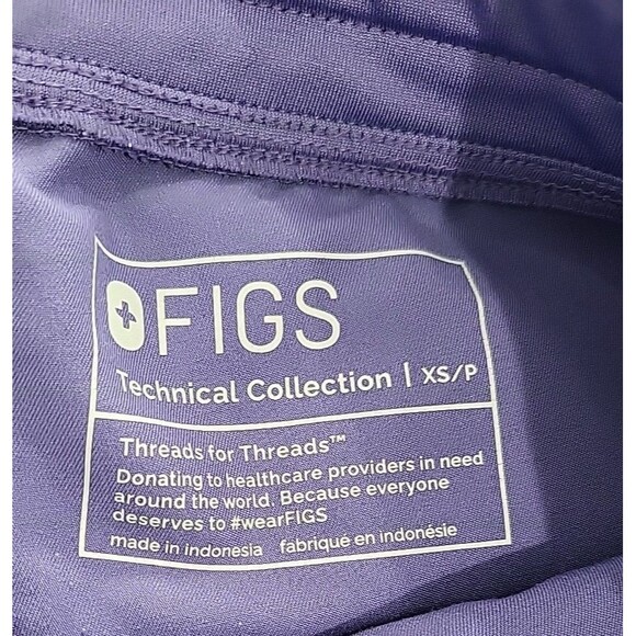 Figs Zamora joggers scrub pants in color amethyst purple size XS Petite length - Picture 3 of 14